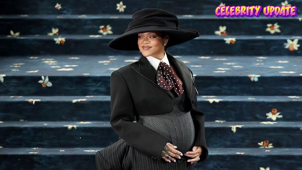 Foto busana Rihanna mengumumkan kehamilan ketiganya di Met Gala 2025 1 Robyn Rihanna Fenty